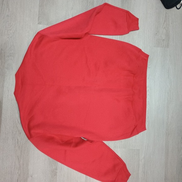 Vintage 1992 Trench Chicago Bulls NBA Red Crewneck Sweatshirt XL - Picture 7 of 9